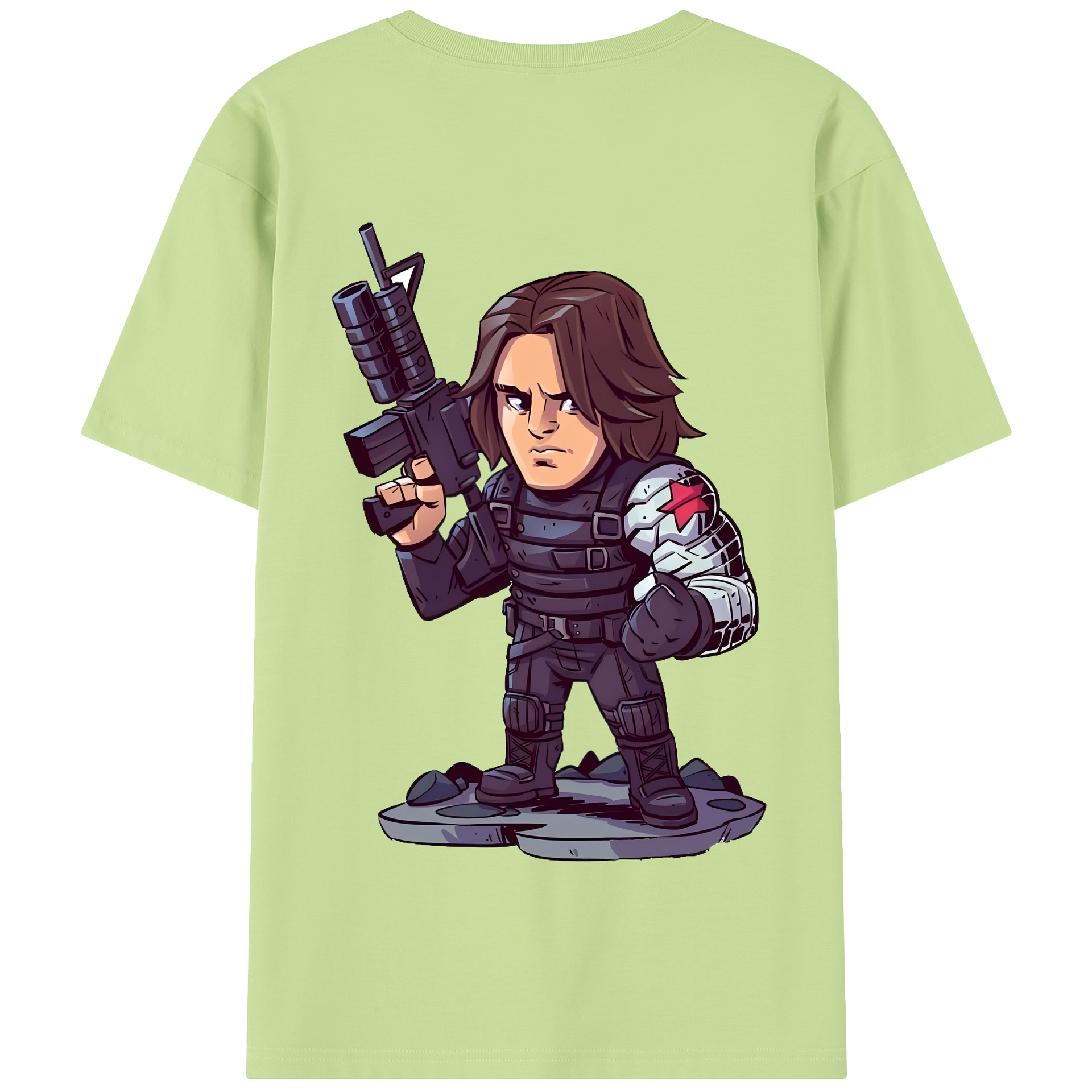 （画像用） アベンジャーズ The Avengers 綿100％半袖Tシャツ（背面プリント）
